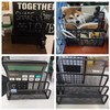 Desk File Holder, 3 Tier Metal Mesh Mail Sorter Magazine