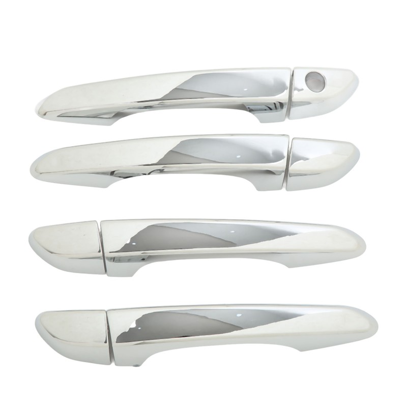 Car Outside Door Handle Cover with Caps Mirror Chrome Replacement