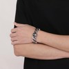 Klapgo Stainless Steel Gothic Skull Bracelet for Men and Women