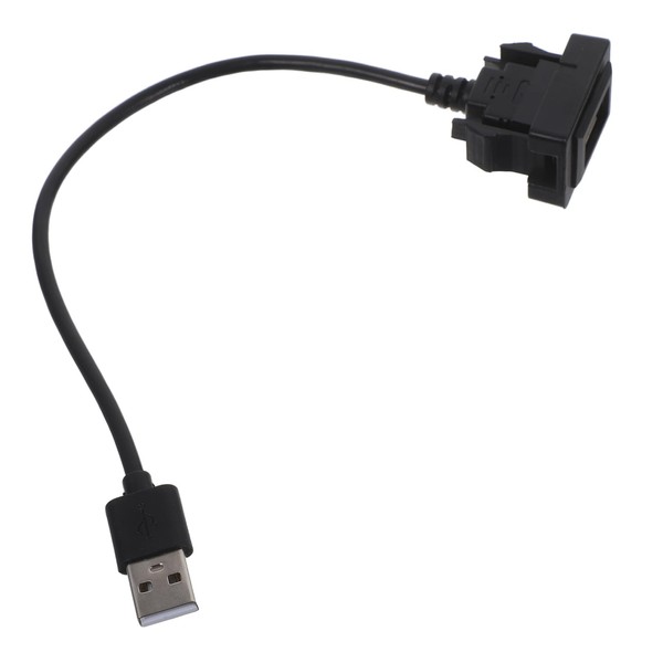 Operitacx USB Port Panel Extension Kabeladapter für Kompakte Einbaubuchse Langlebiges