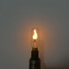 SHUWDKAR E12 Flickering Flame Bulb, Realistic Flame Effect LED Chandelier