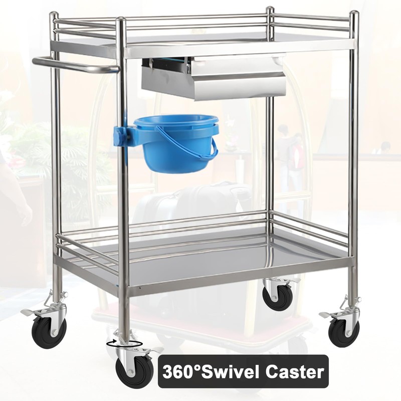 5 Inch Scaffolding Casters Set of 2 Heavy Duty Baker