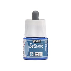 Pebeo Setasilk Silk Painting 45-Milliliter Bottle, Azure Blue