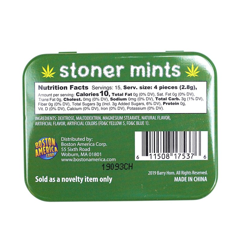 Stoner Mints Leaf Shaped Peppermints (2 Pack) with 2 GosuToys