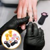 6pcs Cat Paw Shape Silicone Nipper Cover Silicone Cuticle Nail