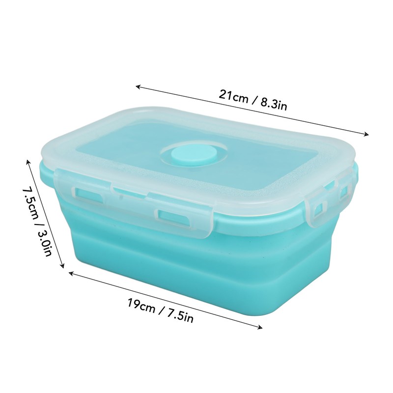 Collapsible Silicone Food Storage Container High Temperature Resistant Microwave Safe