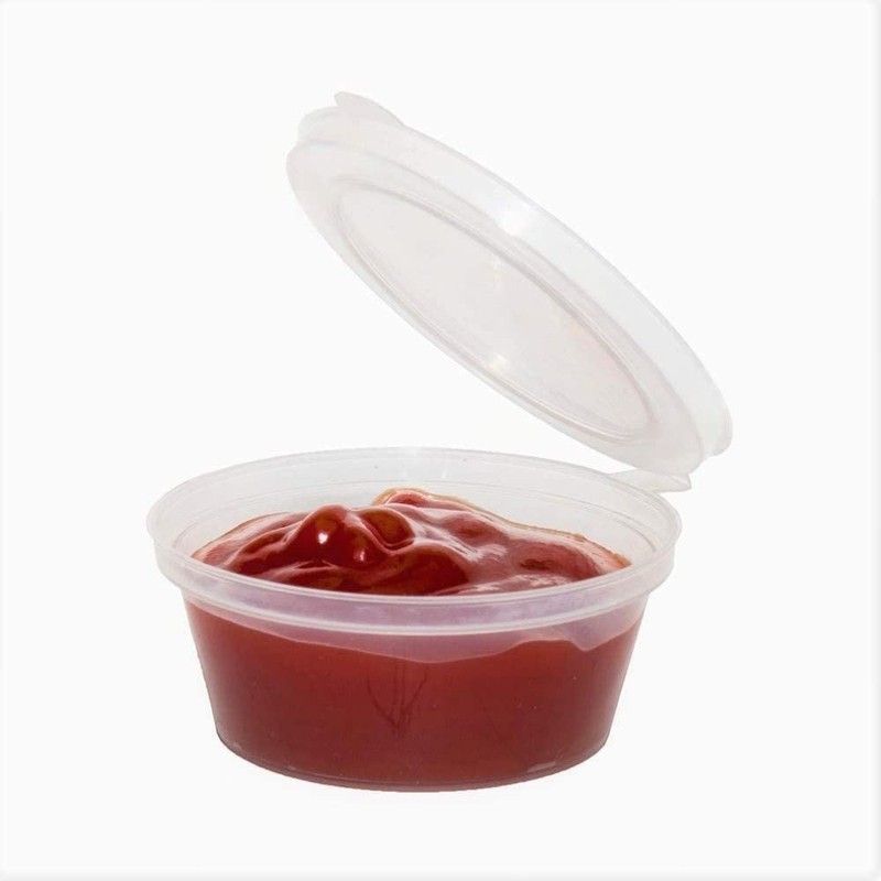 Sabco - Clear Round Hinged Pots with Lids - Deli