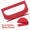 2 Pack Wrapping Paper Cutter, Pathneer Dual-Ended Gift Wrap Cutter