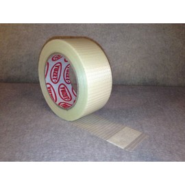 2 Rolls Of STRONG CROSSWEAVE REINFORCED TAPE 50mm x 50M