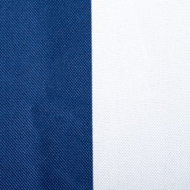 DII Cabana Stripe Outdoor Tabletop Collection, Water Resistant, 14 x 72 (Runner), Nautical Blue