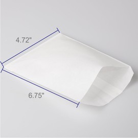 BagDream Glassine Waxed Paper Bags 4.72x6.75 Inches Pack of 100 Flat Glassine Bags Glassine Envelopes, Cookie Bags, Popcorn Bags