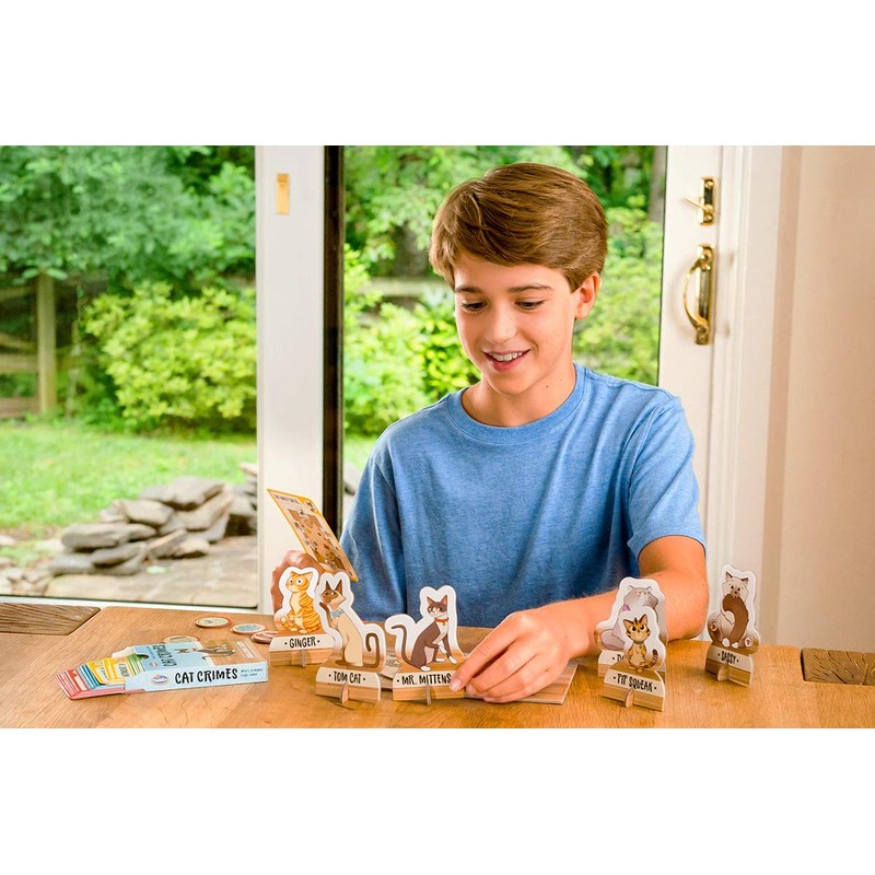 Think Fun Cat Crimes Brain Game and Brainteaser for Boys