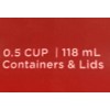 rubbermade Rubbermaid *Brand New* (4) 4oz Snack Half Cup Set