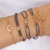 Pulseras para Mujer QWONEKOU,Pulsera de Mujer de Pulseras Estrella y