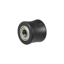 Hihaha 10mm Drive Chain Pulley Chain Adjustment Tensioner Rubber Wheel Guide for Street Bike Motorcycle ATV Black Durable Material