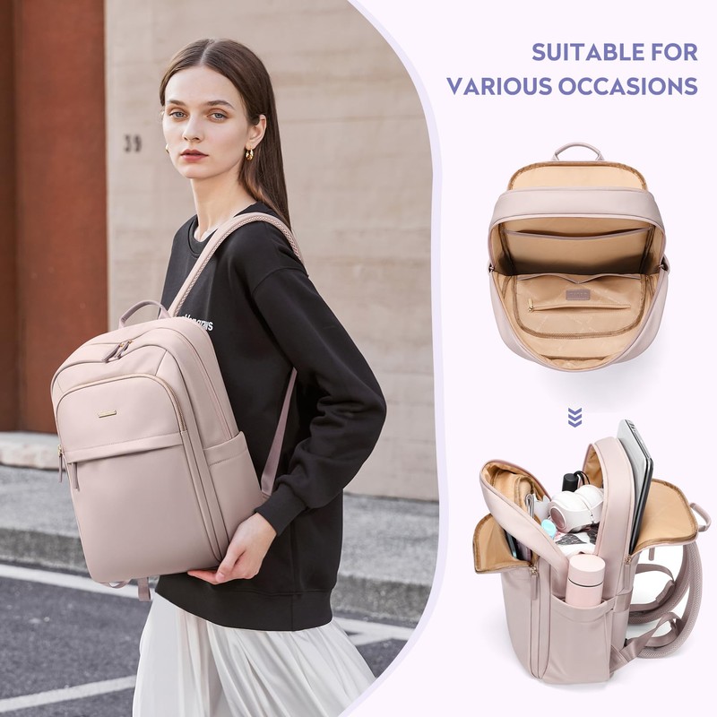 GOLF QUALITY Hiking Travel Backpack for Women Casual Business Weekender