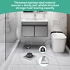 USAHANKE Drain Hair Catcher for Bathroom Sink,4.8" Stainless Steel and