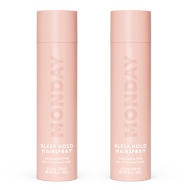 MONDAY HAIRCARE SLEEK HOLD Hairspray for long-lasting finish 10 oz (2 Pack)
