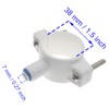 HAJXZH Drain Saddle Valve Clamp 1/4" Quick Connection Water Filters