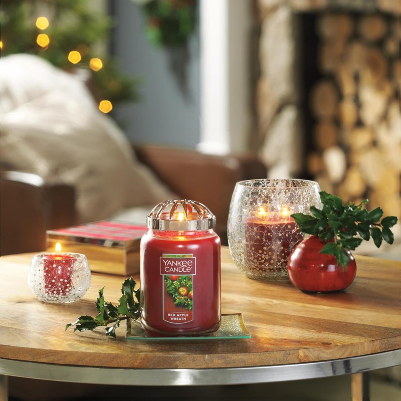 Yankee Candle Apple Wreath Scented Classic 22oz Large Jar Single