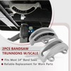 2-Pack Bandsaw Trunnions with Scale, Fit For 14" Standard Bandsaws,