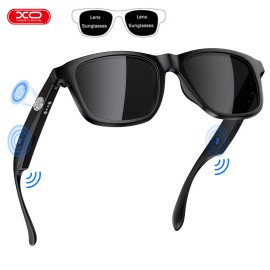 XO Men Smart Glasses Polarized Sunglass Audio Speakers Bluetooth Call UV Protection