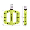 BONMIXC MTB Pedals 9/16” Thread Non-Slip Flat Road Bike Pedals
