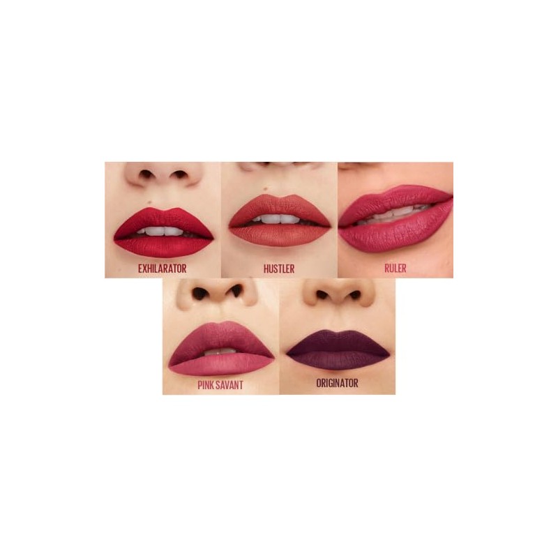 Maybelline 5 pack labiales liquidos matte larga duracion superstay matte