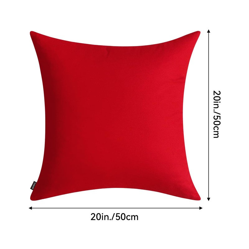 Coddsmz 6 Pack Decorative 100% Cotton Pillow Covers Square Cushion
