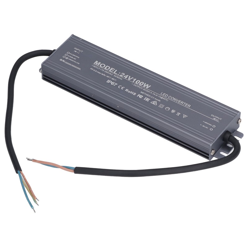 IP67 Waterproof Power Supply Copper Core Cable LED Driver Transformer
