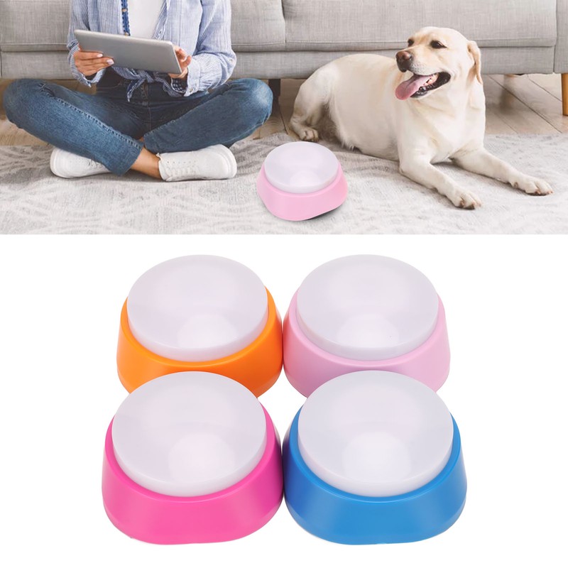 4pcs Voice Recording Button 30 Seconds Recordable Facilitates Communication Pet