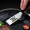 Kunovo Mini Spatula,Small Metal Spatula for Flipping, Cooking and Baking,Brownie