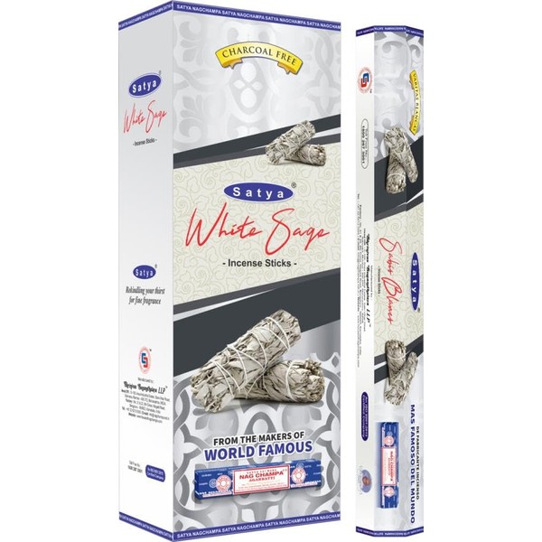 Satya Nag champa Incense Stick | White Sage | Charcoal