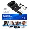 ANYLUV Blue Light Glasses Men/Women, Al-Mg Working Blue Light Blocking