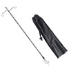 BESPORTBLE 1set Outdoor Folding Lamp Rack Light Pole Hanger Double