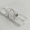 BESPORTBLE 50pcs Mini Transparent Plastic Clip Clothes Line Clips Photo