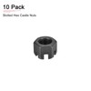 DTGN M12x1.75mm(DxP) Slotted Hex Castle Nuts - 10Pack - Good