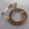 Skybath Shower Head Traditional Victorian Style Golden Handheld Shower Sprayer