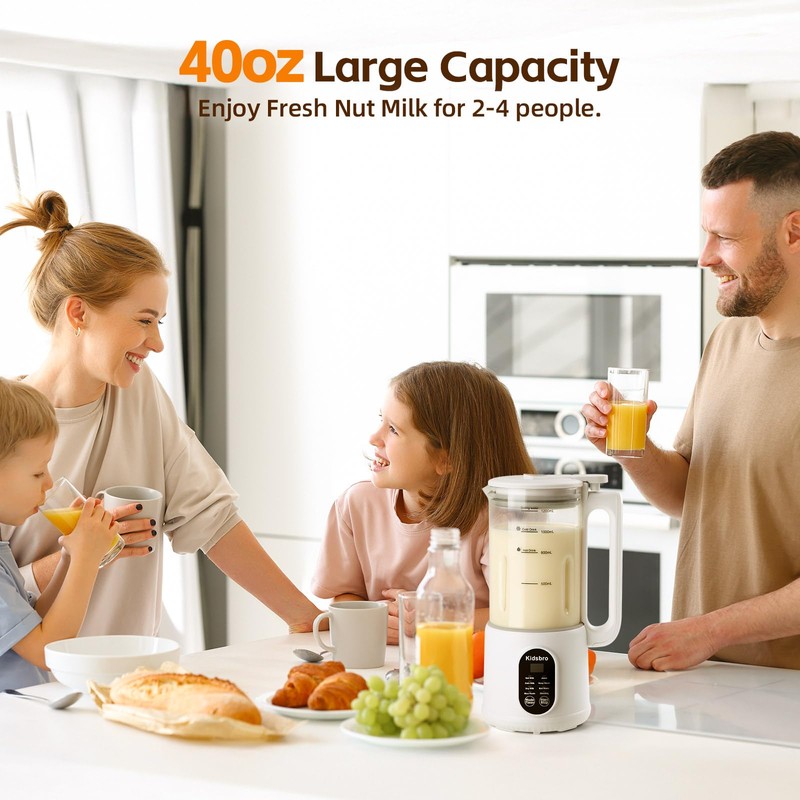 8 in 1 Automatic Nut Milk Maker, Almond Milk Maker,40oz