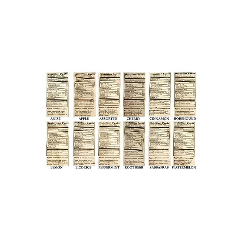 Claeys Old Fashioned Hard Candy - Variety 4 Pack -