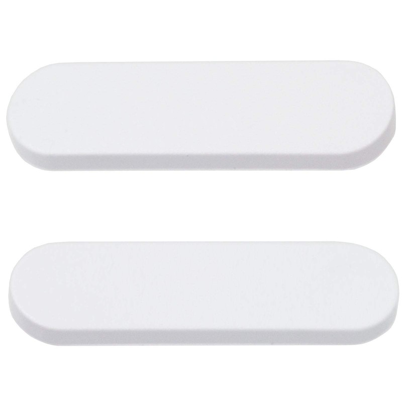 SPARES2GO Teka Fridge Freezer Door Handle (190mm, White, Pack of