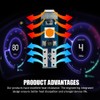 HQRNYP 20PCS T5 T10 LED Bulbs Dash Lights with Socket