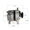 EODSAD Permanent Magnet Alternator Generator Permanent Magnet Synchronous Generator 1500W