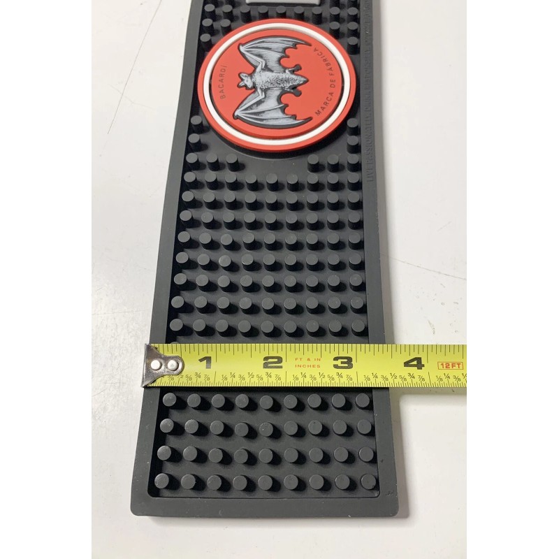 Bacardi New Bacardi Rum - Rubber Bar Mat - Bat