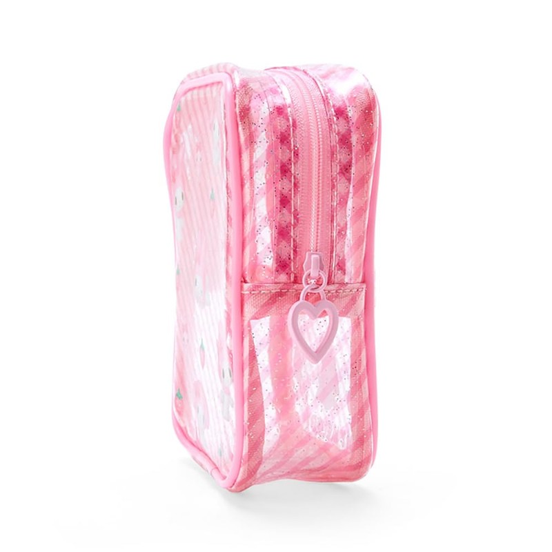 Sanrio 297801 My Melody Clear Pouch, Clear and Fluffy, 3D