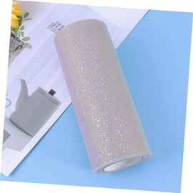 CORHAD Tulle Roll Rainbow Glitter Spool for Wedding Decorations Party Centerpieces Crafts and More for Tutu Skirts Chair Sashes and Table Decor