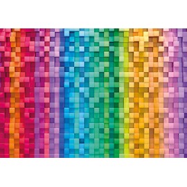 Clementoni 31689 1000pcs Colorboom Collection-Pixel 1500 Pieces, Made in Italy, Jigsaw Puzzle for Adults, Multicolor, Medium
