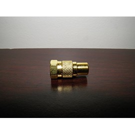 Gold plated TV adapter for ColecoVision,ADAM,ATARI 2600,5200,7800, IntelliVision, and many other classic 70’s and 80’s videogame and computer systems.