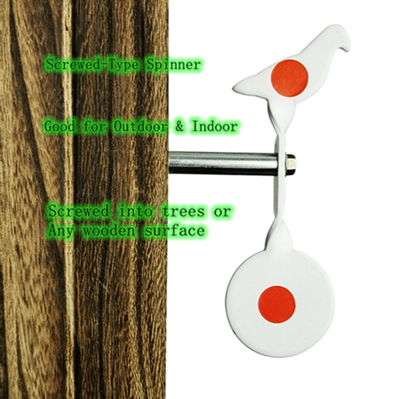 Wingswinmax Small Spinner Air Gun Target Red Bird Visible Target