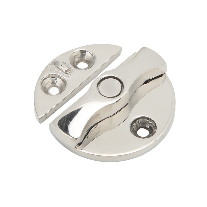 Boat Door Catch Latch Round 45mm 180° Rotation 316 Stainless